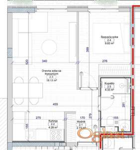 NOVI SAD - TELEP JUŽNI - 39.00 m2