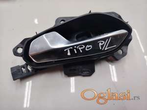 Fiat Tipo od 2016 prednja leva unutrašnja kvaka Originalni delovi  Moguca ugradnja delova  Alfa Romeo 147-156-166-159-GT-MiTo-Giulietta Fiat bravo 2 - croma -grande punto -multipla 2 -punto 3 -stilo-idea Freemont Panda 3 500L 500 500x Lancia ypsilon-delta-musa-lybra Volkswagen Golf 6  Audi a3 2012-2020 Volkswagen Passat B7  Ukoliko zelite da porucite Posaljite poruku preko sms poruke ili pozovite na telefon 0616115961