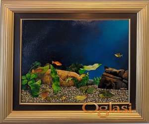 "Akvarijum", ulje na platnu, 1994