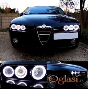 Angel eye prstenovi Alfa Romeo 159 Brera Novi Spider Prstenovi su namenjeni za naknadnu ugradnju u farove.