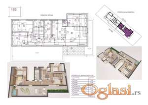 Novi Sad - Veternik- stan u izgradnji- 80m2 sa gratis terasom od 24m2!!!!