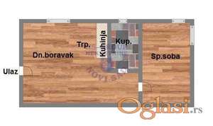 Odličan jednoiposoban stan na Klisi! 30m2