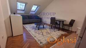Izdaje se lepo namešten dvosoban stan površine 47m²