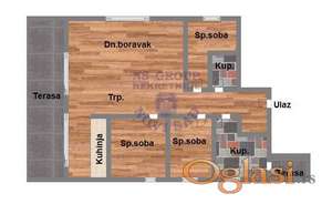 Četvorosoban 124m2 Bulevar Evrope