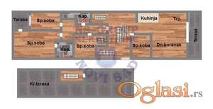 Karagaca, petosoban stan u izgradnji 108m2