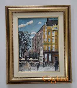 Ulje na platnu - Hotel Moskva, prelepo!