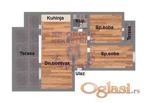 Trosoban stan na Podbari
