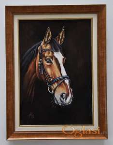 Ulje na platnu - Plemenit pogled, prelepo!