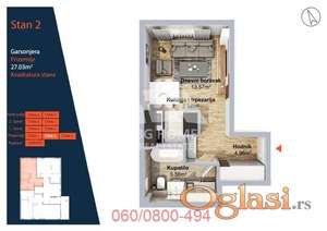 Garsonjera+bašta 50m2-Lekino Brdo, Pašmanska ID#3454