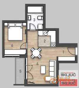 SALAJKA, 44m2, Dvosoban sa pdv