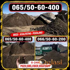 CRNA ZEMLJA + (HUMUS)+(PROSEJANA),ROLO- TRAVA ,STRUGANI ASVALT