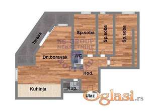 Četvorosoban stan u izgradnji - odličan kvalitet