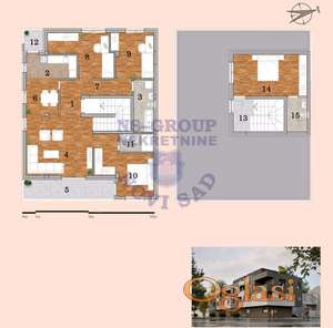 Odličan petosoban stan u izgradnji.