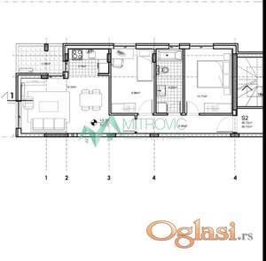 Novi Sad, Telep - Odlični stanovi u izgradnji - dvoiposoban, 60 m2 