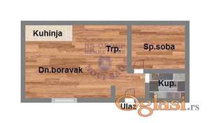 Jednoiposoban stan u izgradnji na Petrovaradinu