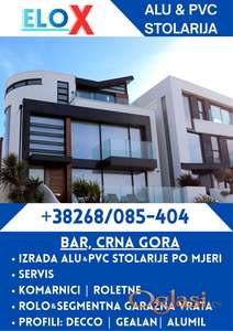 ALU I PVC STOLARIJA- ELOX! Povoljno, uz garanciju!