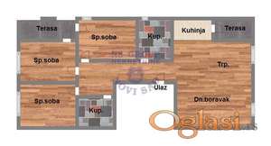 Cetvorosban stan na Petrovaradinu 92m2