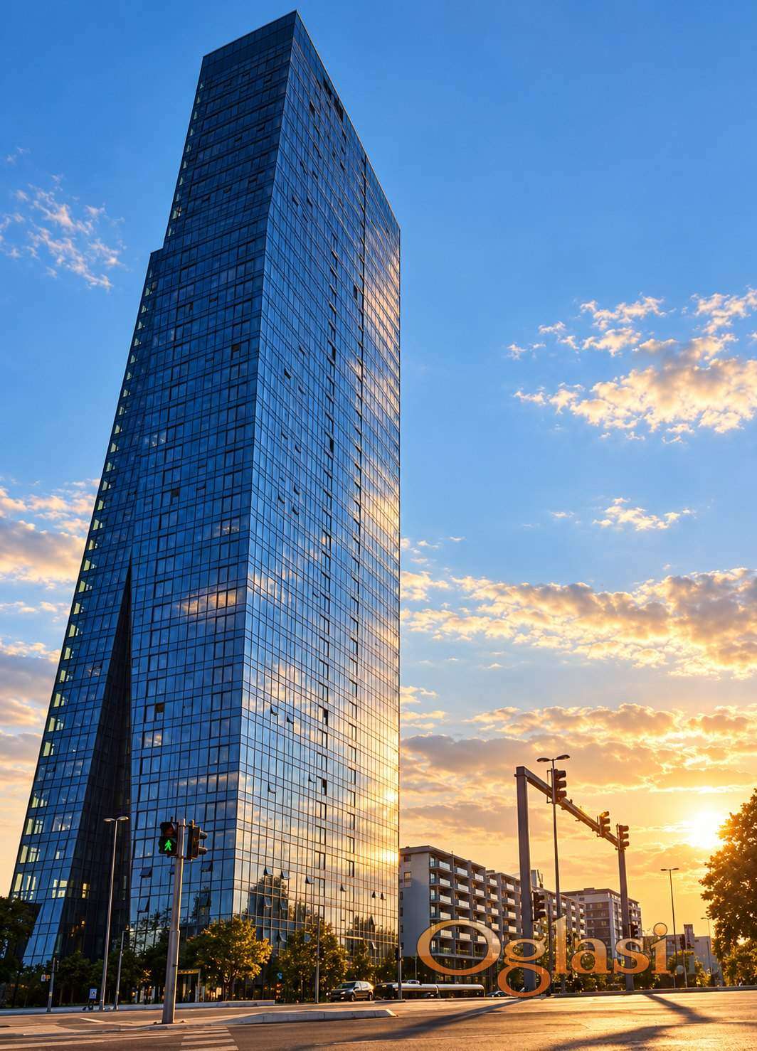 West 65 Tower - 23 этаж, квартира 4 - студия люкс 38 m², вид на запад — фото