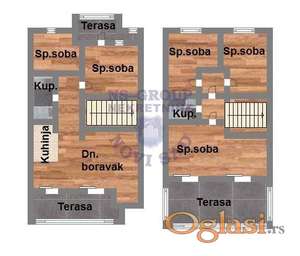 Petosoban dupleks na Bulevaru Evrope 136m2