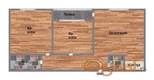 Trosoban stan u izgradnji