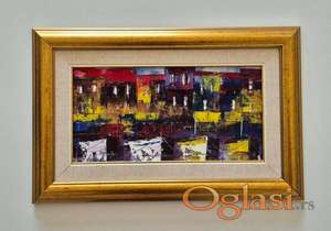 Ulje na platnu - Sjaj letnje noci, prelepa slika!