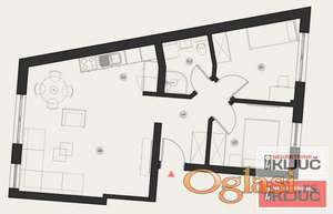 PODBARA, 57m2, Dvoiposoban sa pdv