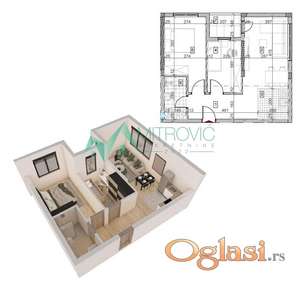 Sremska Kamenica - Kvalitetna zgrada - stanovi od 28m2 do 130 m2 