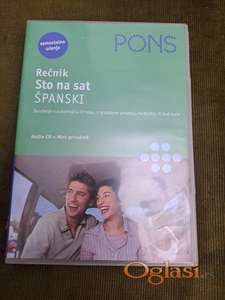 Rečnik- Što na sat, Španski- Audio CD, samostalno učenje. Cena:300 dinara. Tel. 060-5858153
