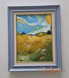 Ulje na platnu - Miris psenicnog polja, prelepo!