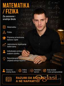 📐Časovi Matematike i Fizike za Osnovce i Srednjoškolce