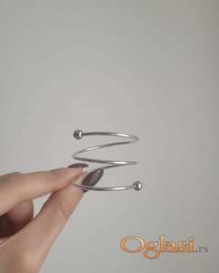 Prsten za salvete - srebro/veći