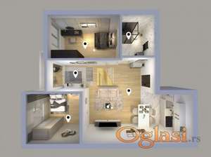 Uskoro useljiv 2.5 stan u izgradnji - bez provizije direktno od investitora