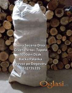 Drva secena u dzaku odmah spremna za ogrev