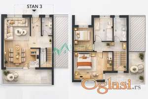 MODERNA TOWNHOUSE KUĆA – Vaš porodični dom, 83 m2 