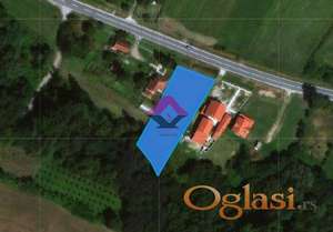 Plac Kruševica pored glavnog puta Aranđelovac-Lazarevac 23ara ID#1525