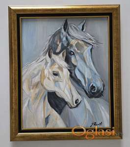 Ulje na platnu - Lepotani, prelepa slika!