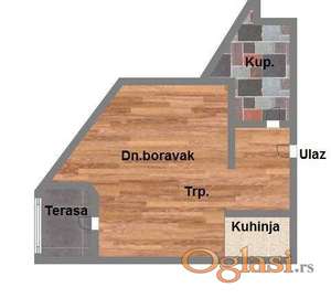 Jednosoban stan na Salajci u izgradnji!