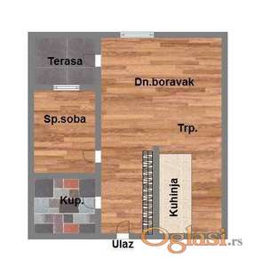 Dvosoban stan na dobroj lokaciji