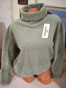 Novi zenski duks sa rolkom Blondy Zeleni M Novo