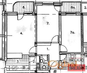 NOVA DETELINARA, 63m2, Trosoban, Odličan raspored