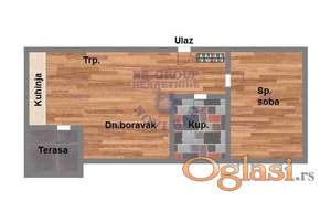 Dvosoban 40m2-Telep!