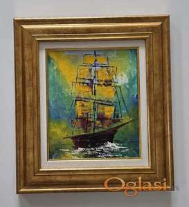 Ulje na platnu - Put ka horizontu, prelepa slika!