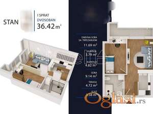 NOVI SAD - KLISA - 36.00 m2