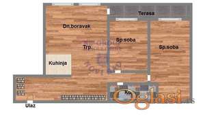 Na prodaju dvoiposoban na Telepu