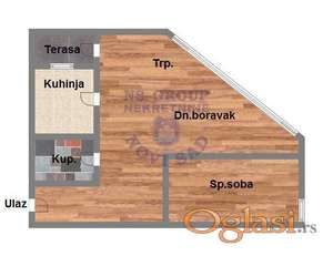 Dvosoban stan na Petrovaradinu!