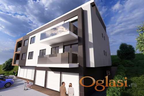LUX Četvorosoban stan 97m2 u izgradnji u Sremskoj Kamenici