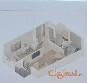 Dvosoban, 43m2, atraktivna lokacija! Povrat PDV-a!