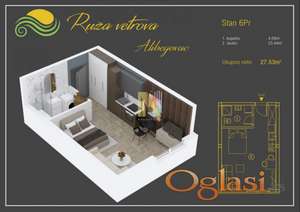 Garsonjera u kompleksu - direktna prodaja (bez provizije)