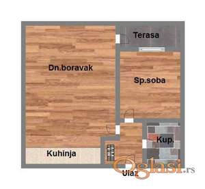 ***dvosoban salajka 42m2***