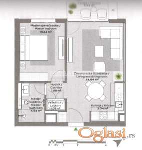 BW King's Park, namešten, sa garažnim mestom